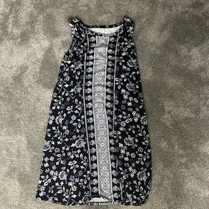 NWT Navy Floral Knit Dress
